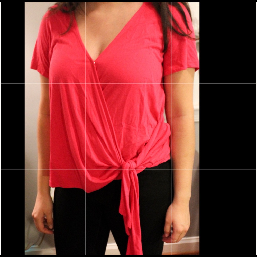 Hot pink shirt